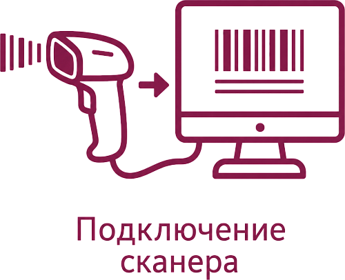 Подключение сканера штрих-кода                                        